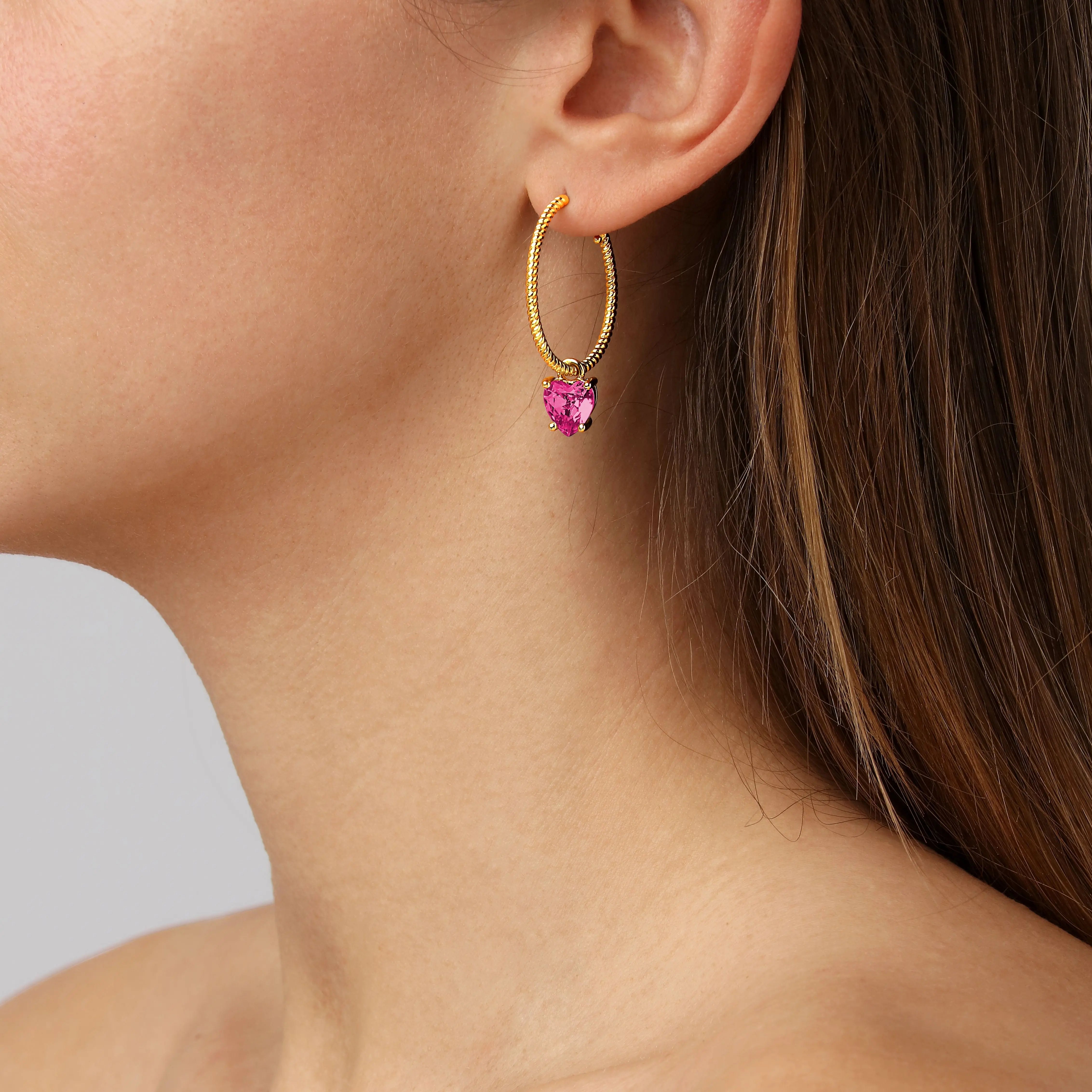 Elana Gold Hoop Earrings, Rose Dyrberg/Kern NZ