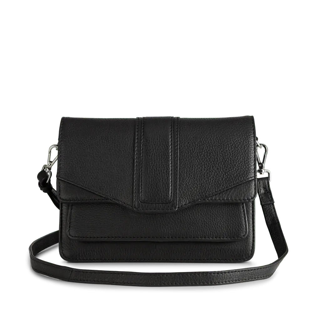 Jane Crossbody Bag, Grain, Black Markberg NZ