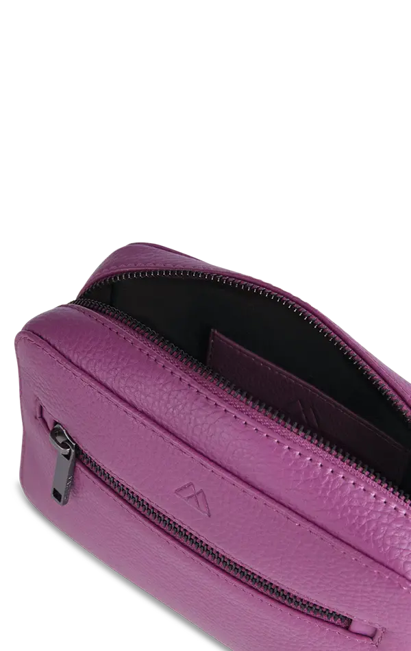 Elea Crossbody Bag, Grain, Fuchsia Pink Markberg NZ