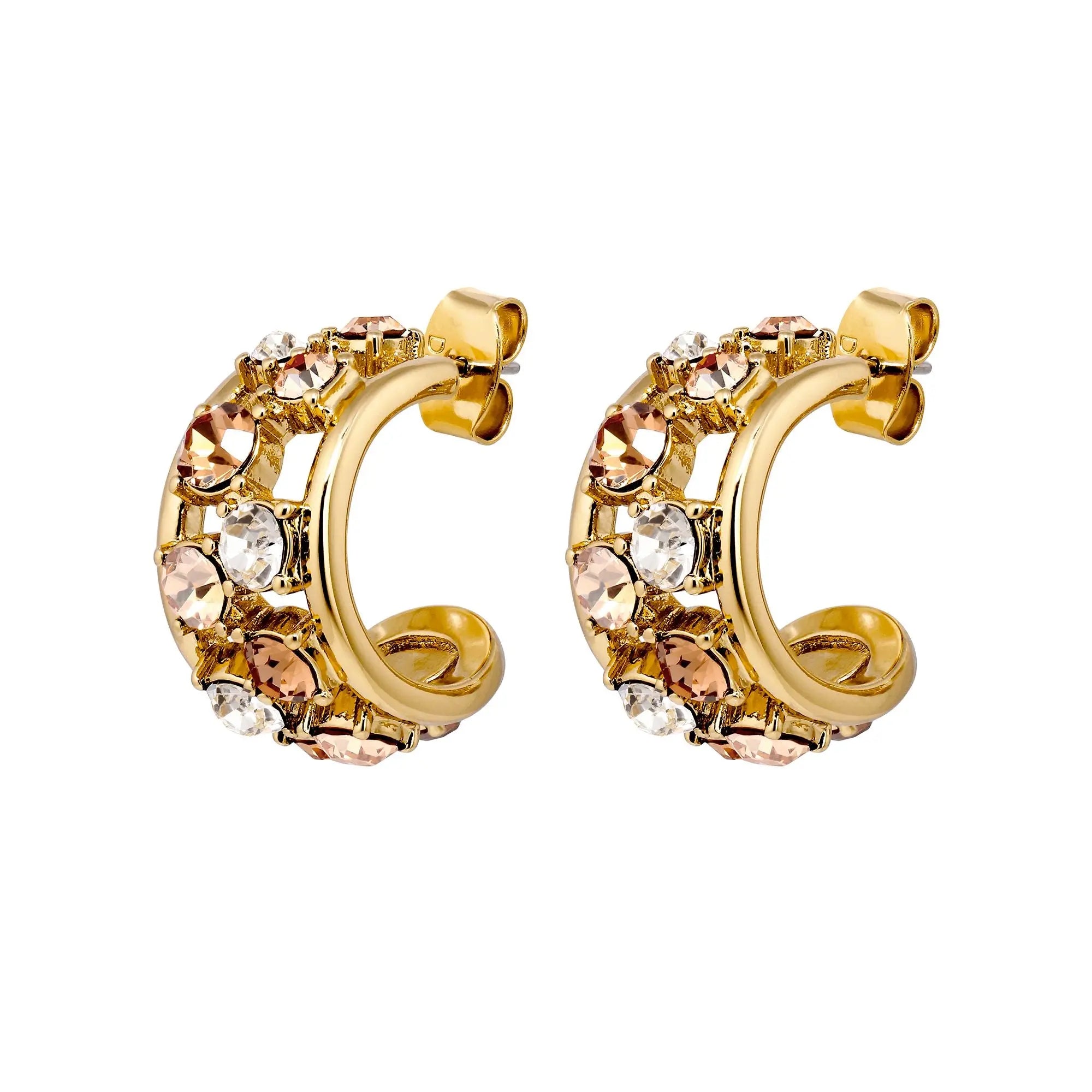 Astor Gold Hoop Earrings, Golden Dyrberg/Kern NZ