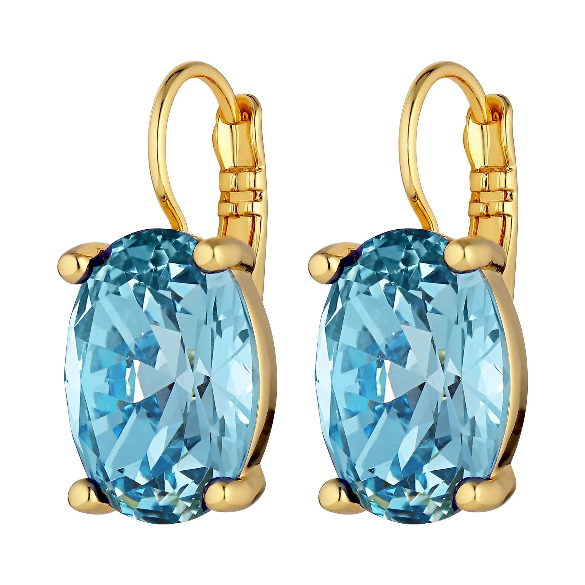 Chantal Gold Earrings - Aqua Dyrberg/Kern NZ