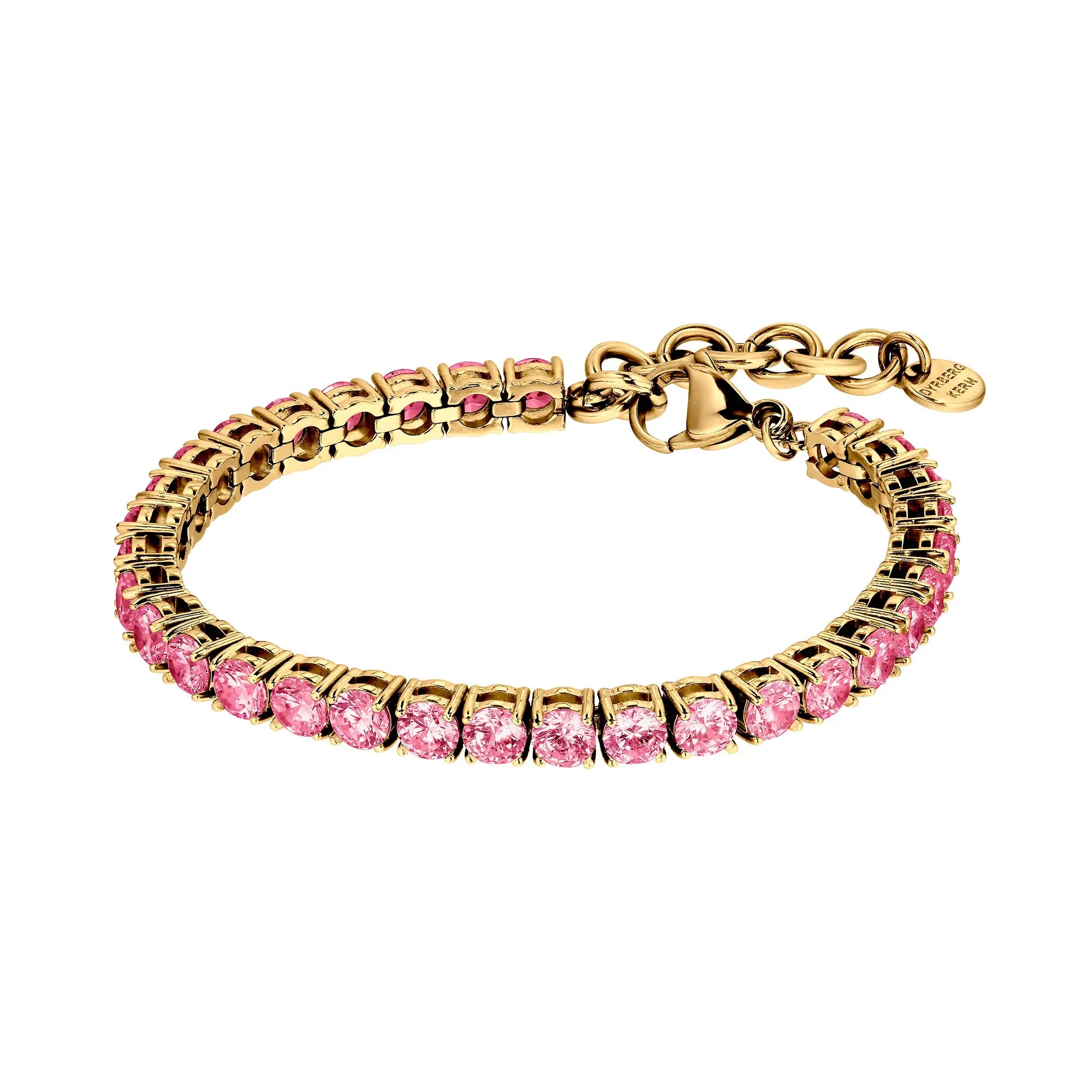 Cobra Gold Tennis Bracelet, Rose Dyrberg/Kern NZ