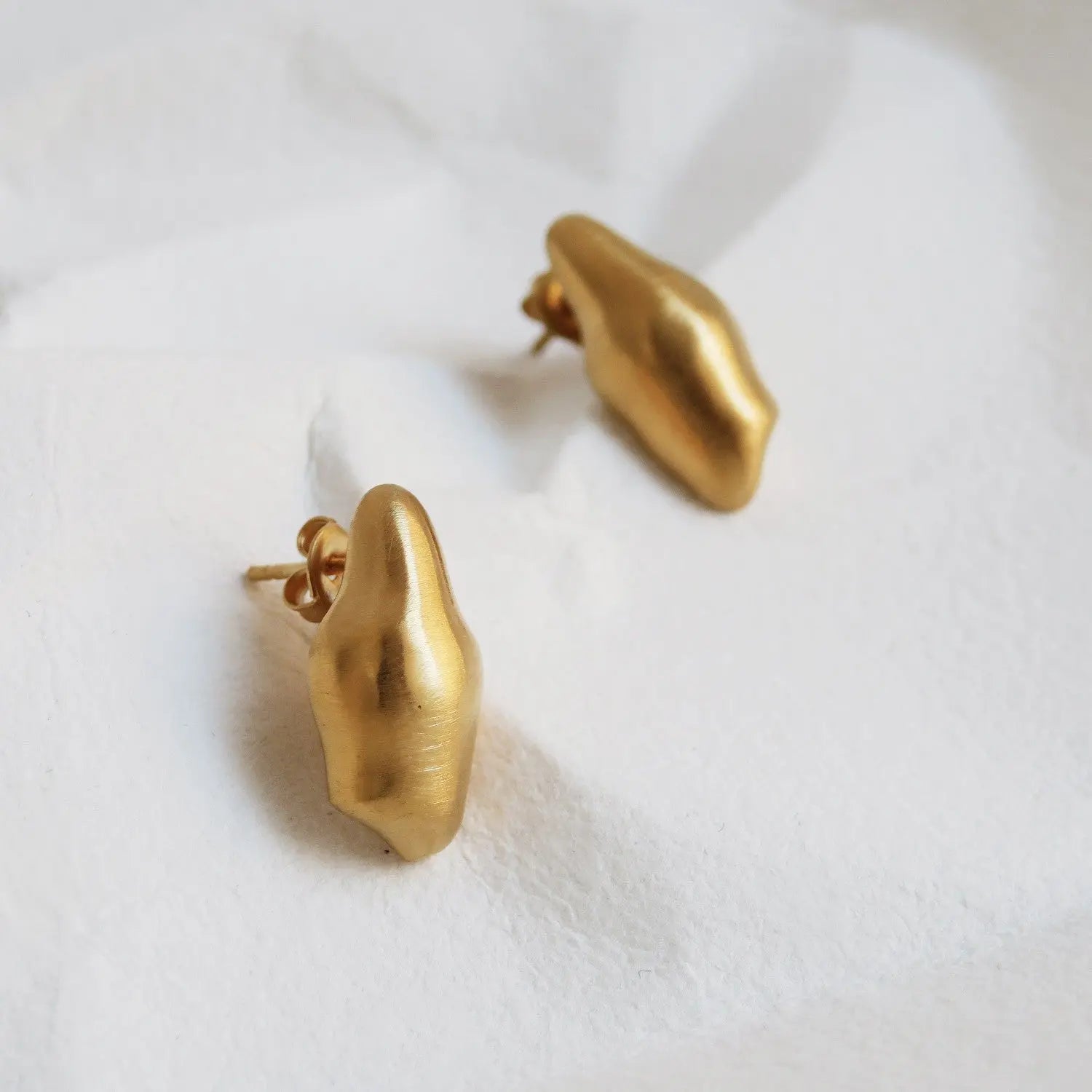 Dali Gold Earrings - Soft Forms Dyrberg/Kern NZ