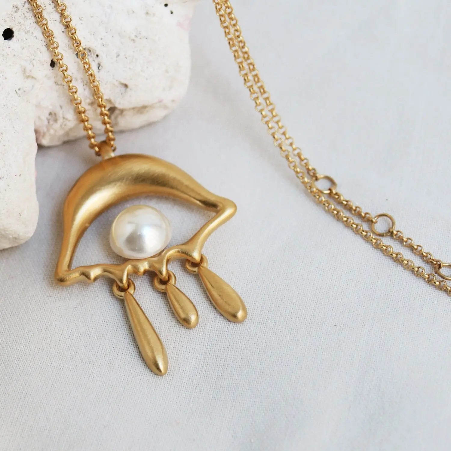 Dali Gold Necklace - Project for Spellbound Dyrberg/Kern NZ