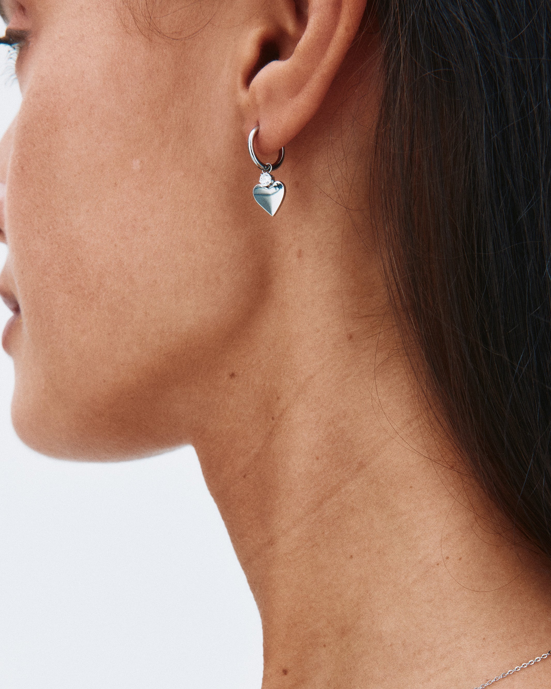 Love Spark Hoops Silver EdbladNZ