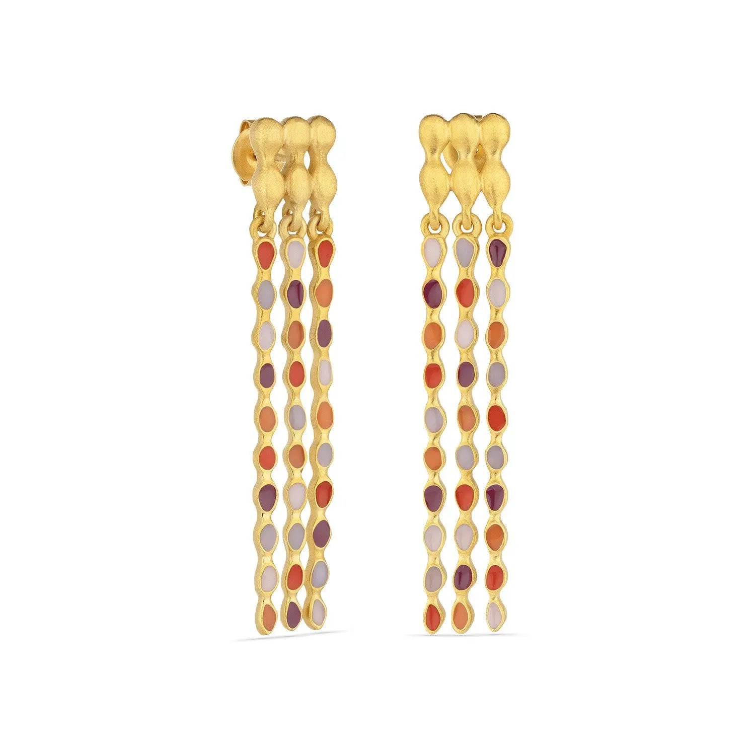 Aube Long Gold Earrings Dyrberg/Kern NZ