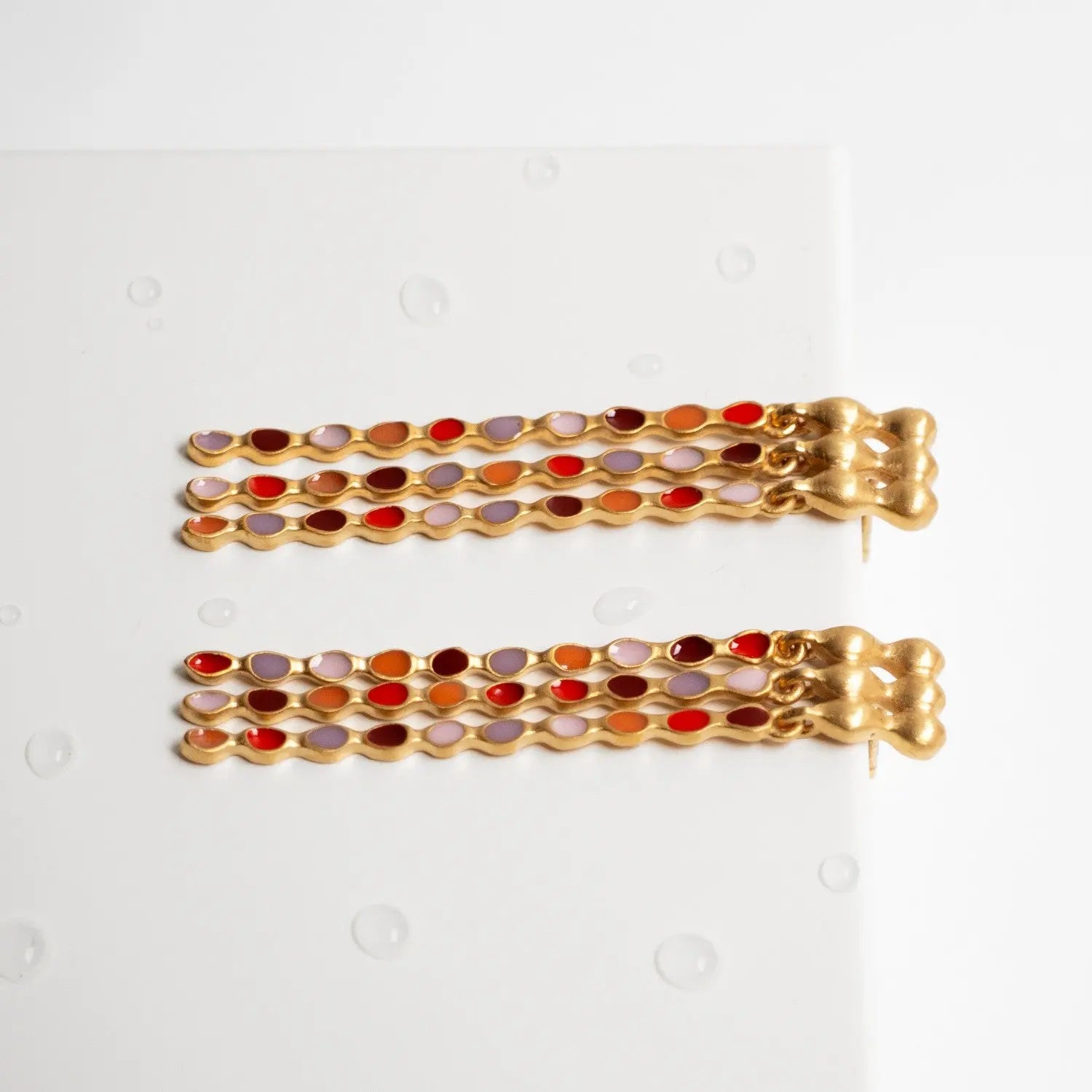 Aube Long Gold Earrings Dyrberg/Kern NZ