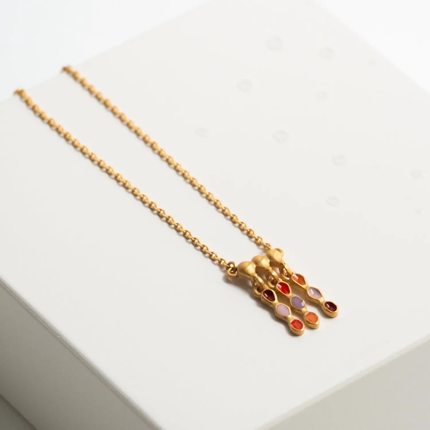 Aube Gold Pendant Necklace Small Dyrberg/Kern NZ