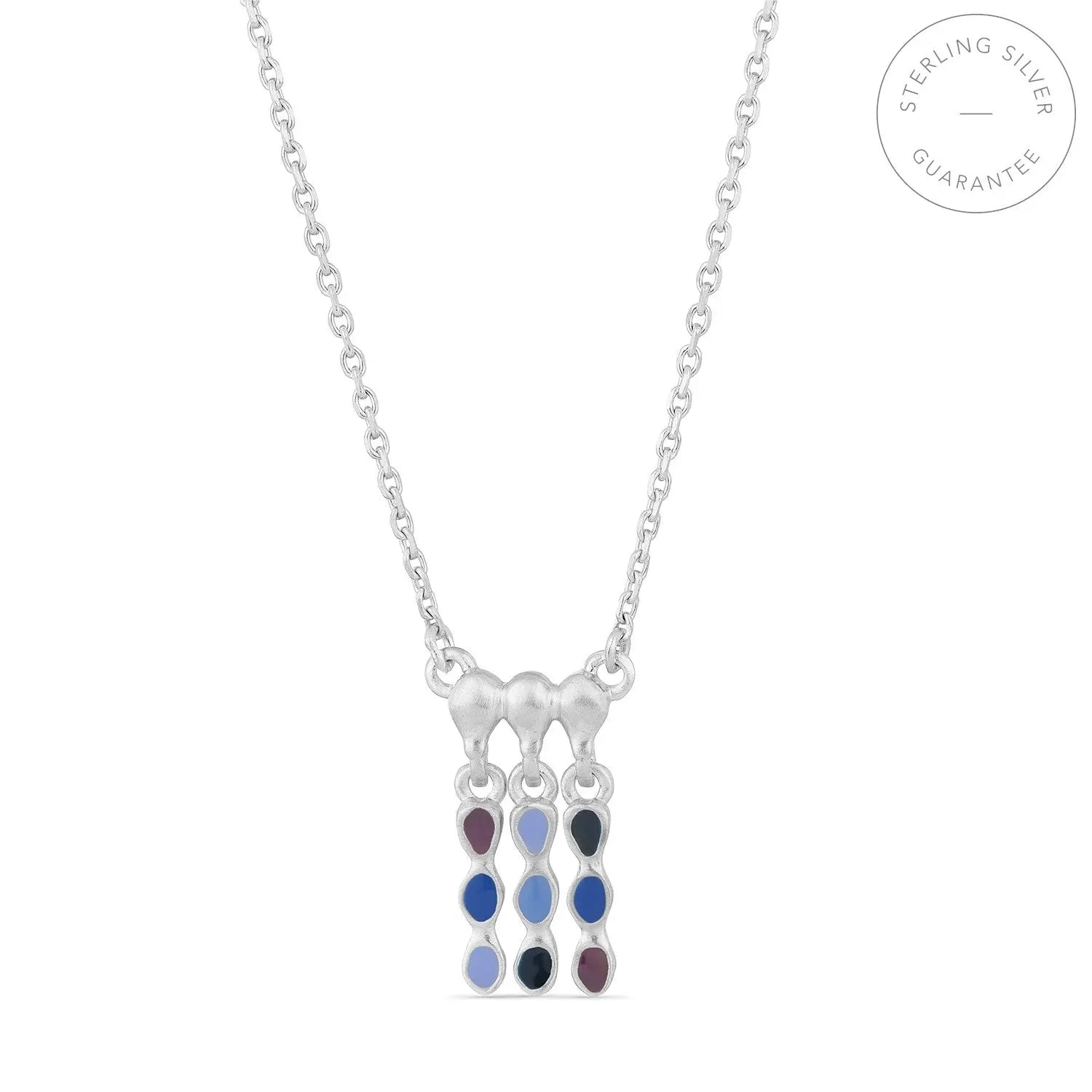 Aube Silver Pendant Necklace Small Dyrberg/Kern NZ