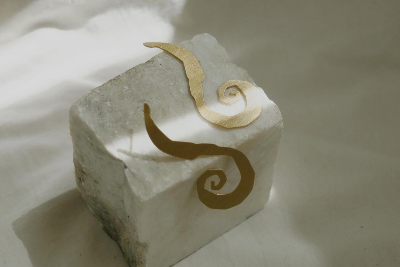 Mar Gold Earrings Long