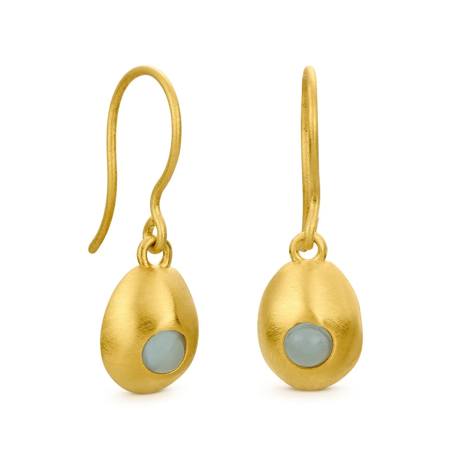 Addaia Gold Hook Earrings - Dyrberg/Kern NZ