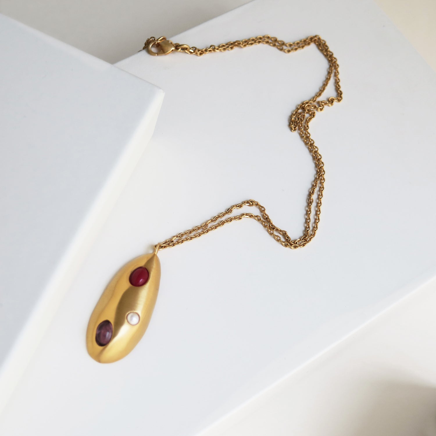 Addaia Gold Necklace – Small - Dyrberg/Kern NZ