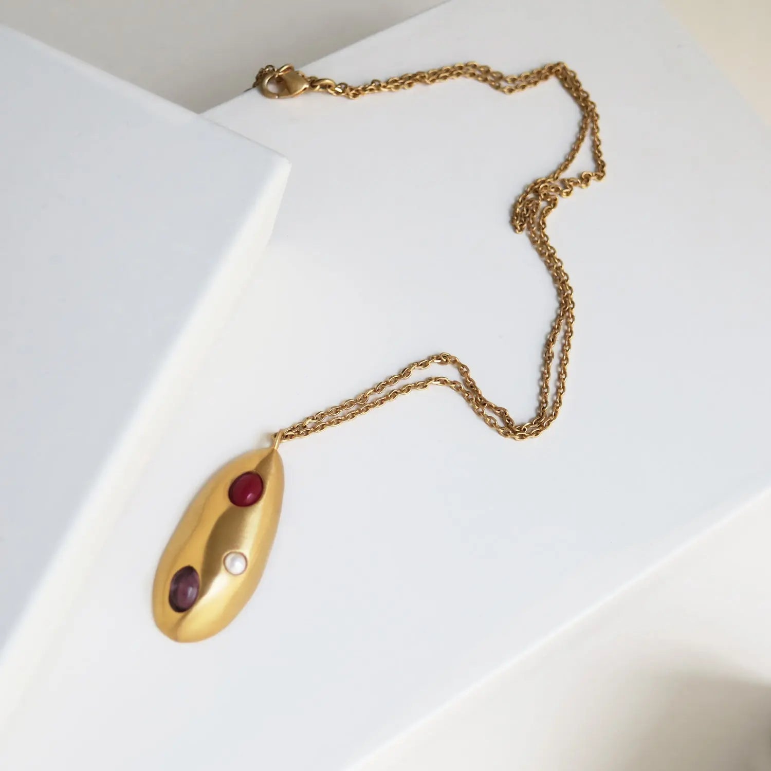 Addaia Gold Necklace – Small - Dyrberg/Kern NZ