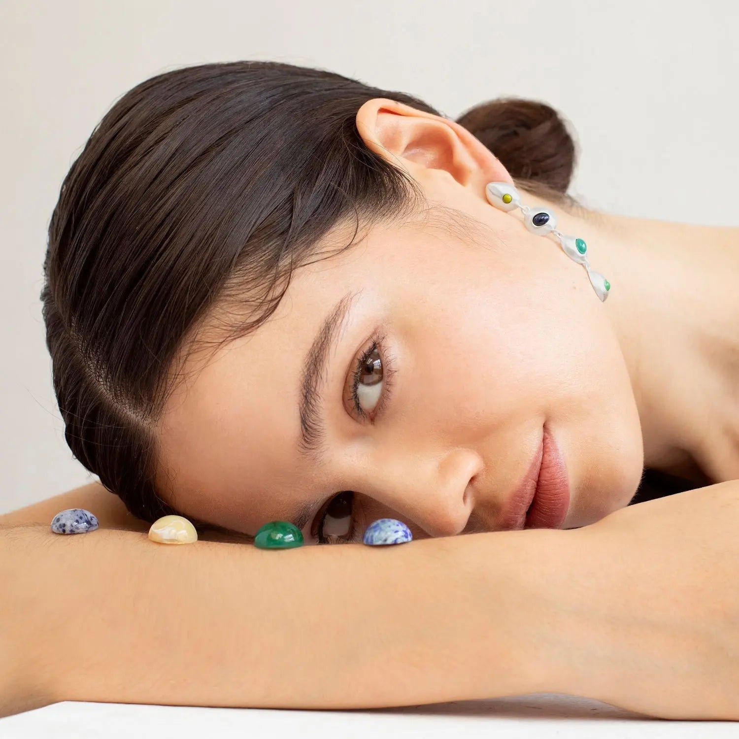 Addaia Silver Earrings – Long - Dyrberg/Kern NZ