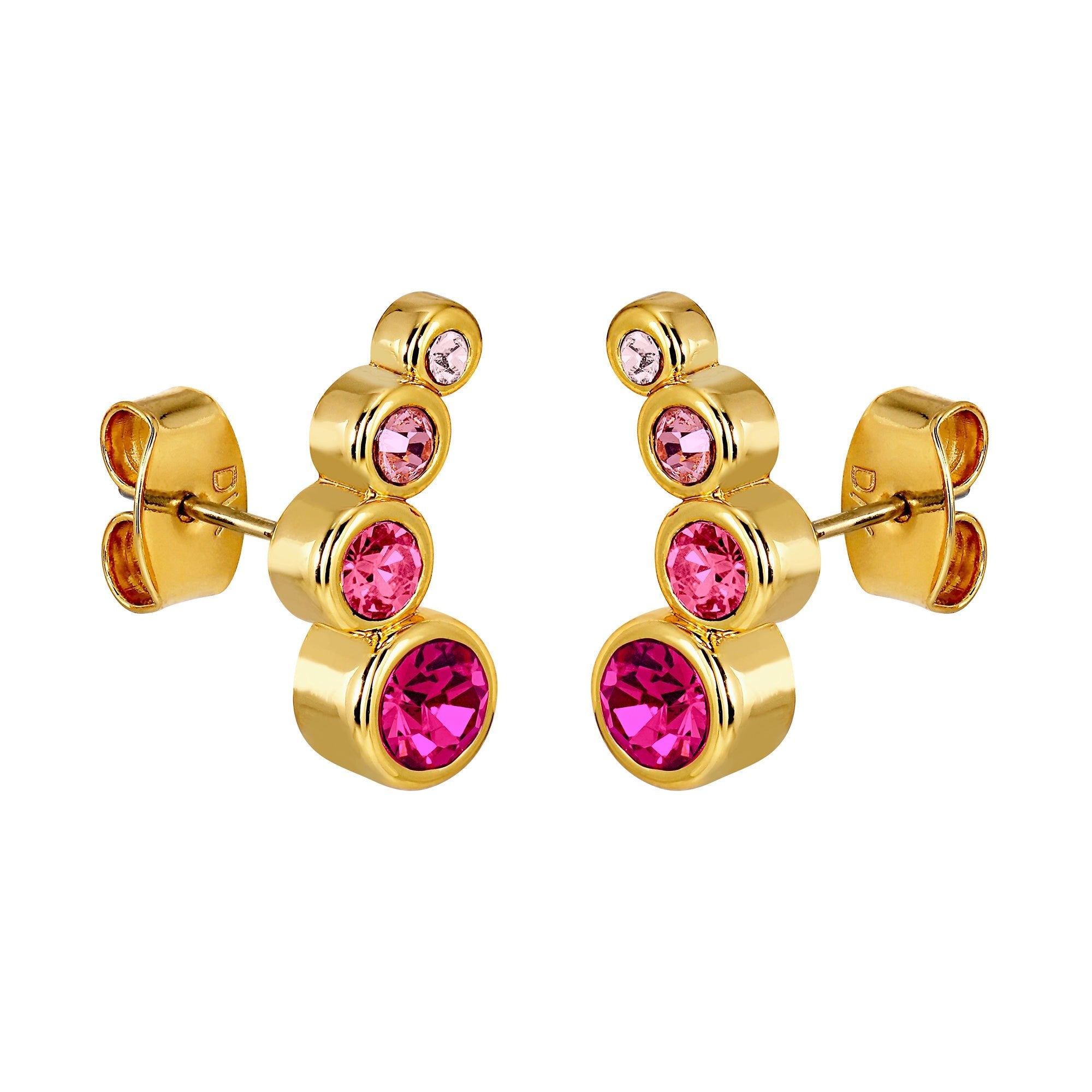 Agnes Gold Earrings - Rose - Dyrberg/Kern NZ