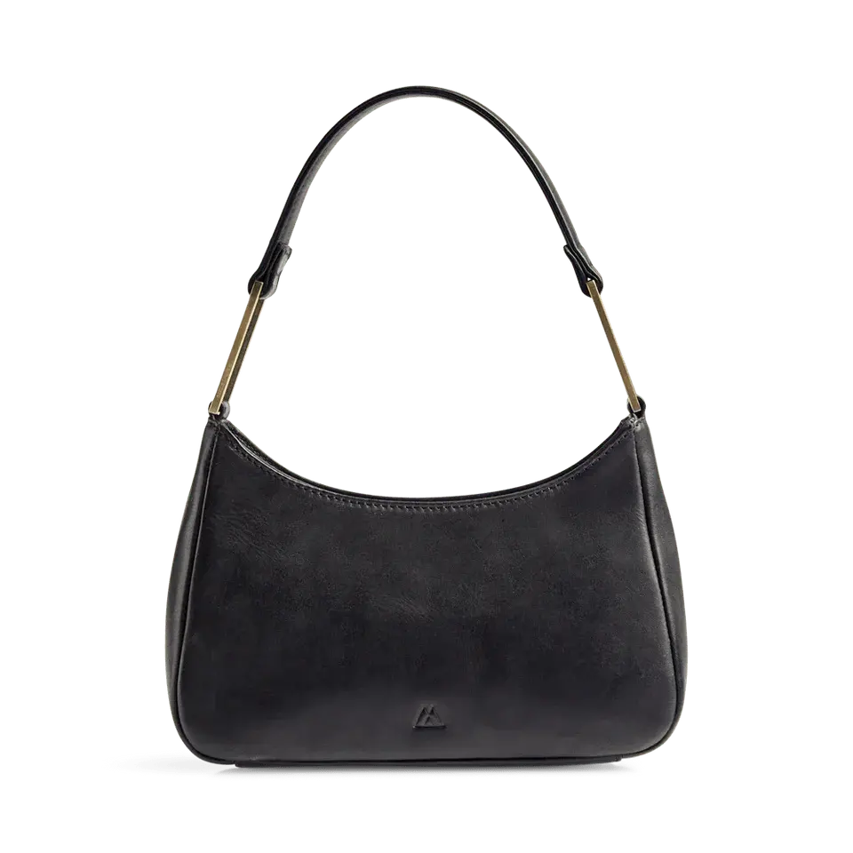 Arialla Handbag, Antique, Black w/Bright Gold - Dyrberg/Kern NZ