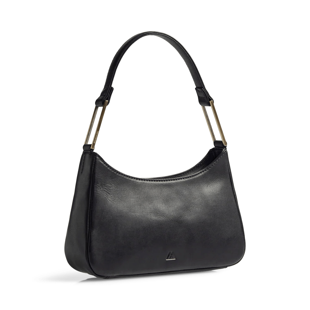 Arialla Handbag, Antique, Black w/Bright Gold - Dyrberg/Kern NZ
