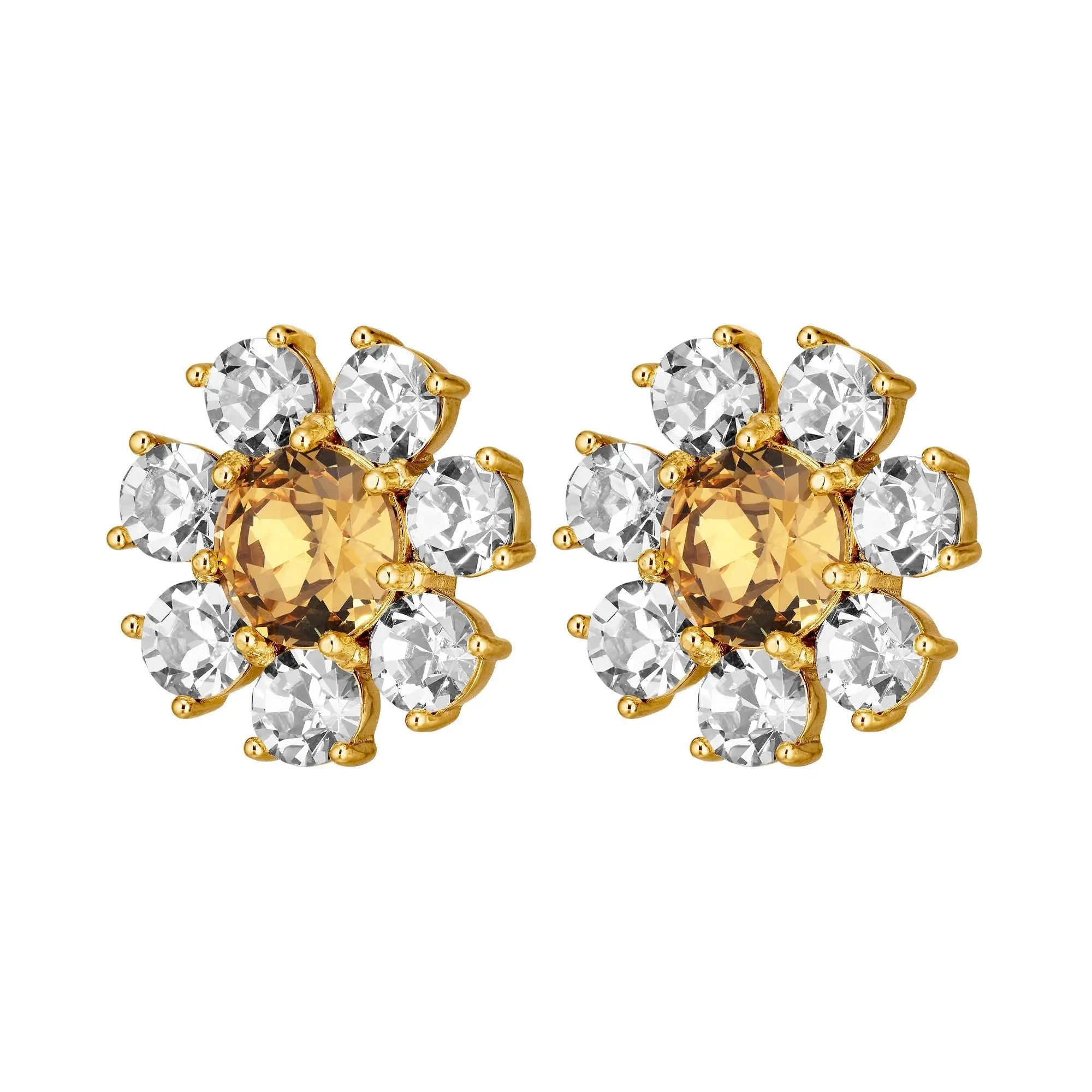 Aubra Gold Earrings - Golden - Dyrberg/Kern NZ