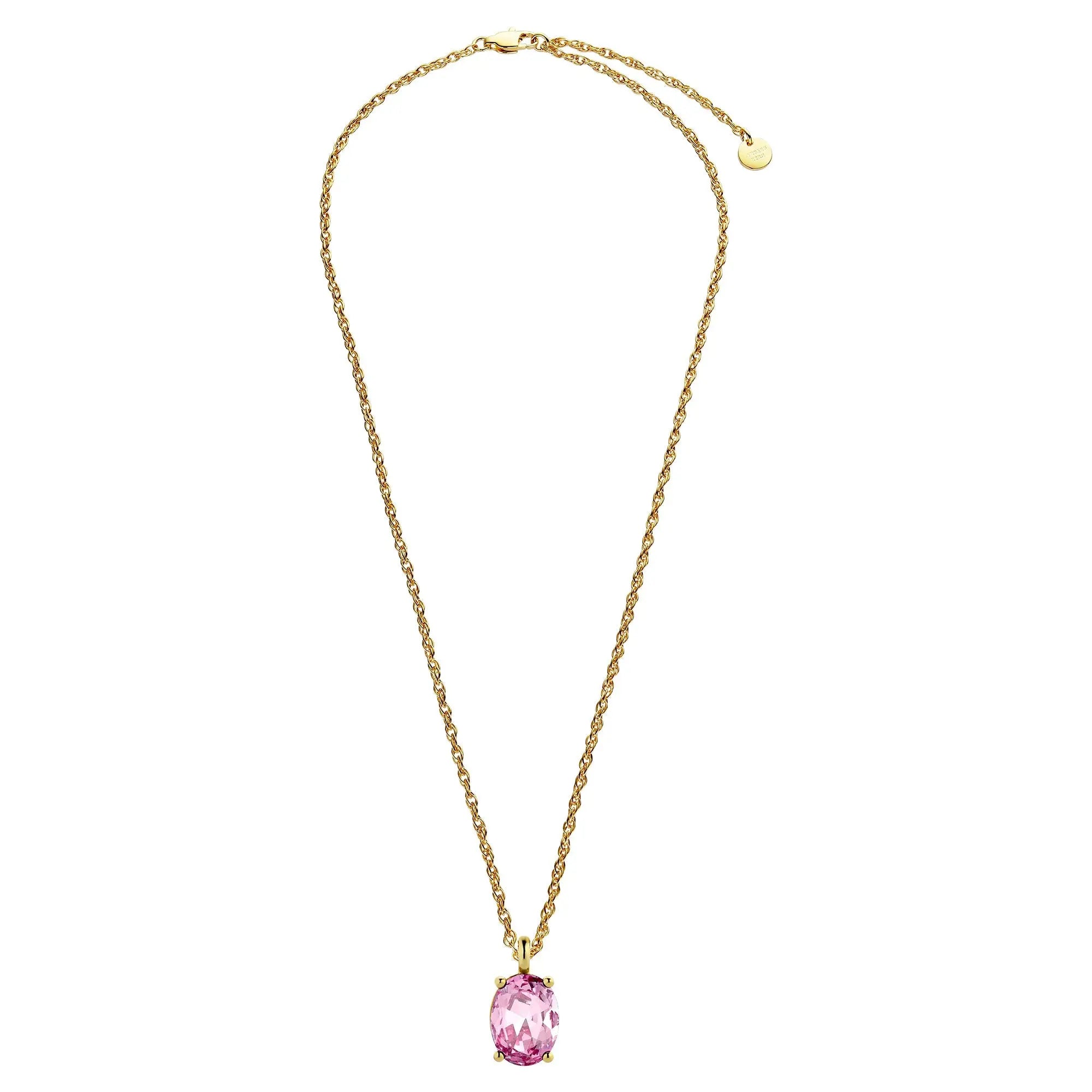 Barga Gold Necklace - Light Rose - Dyrberg/Kern NZ