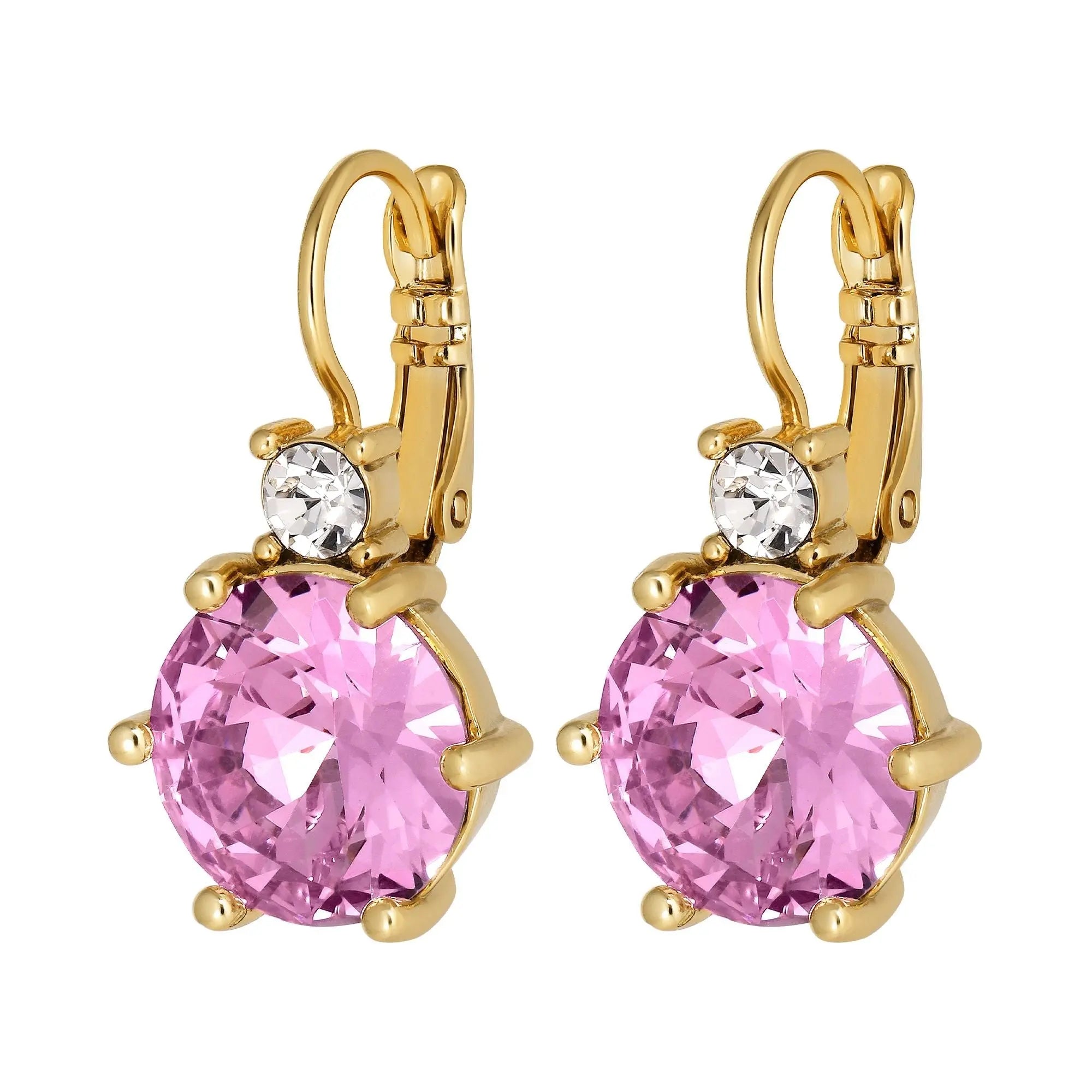 Begonia Gold Earrings - Light Rose - Dyrberg/Kern NZ