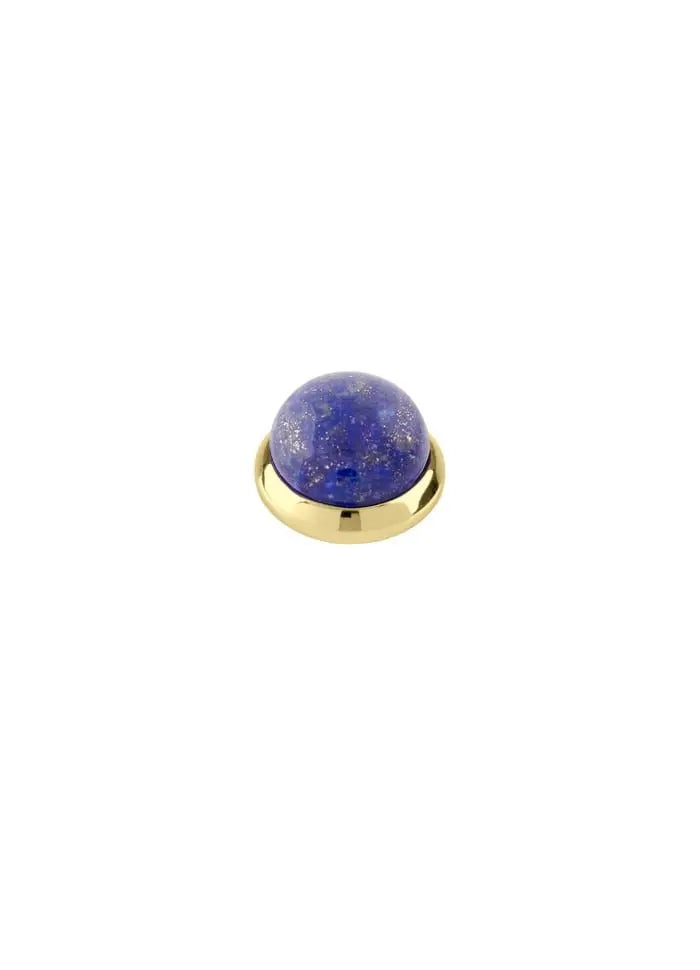 Bud Gold Interchangeable Ring Topper - Blue - Dyrberg/Kern NZ