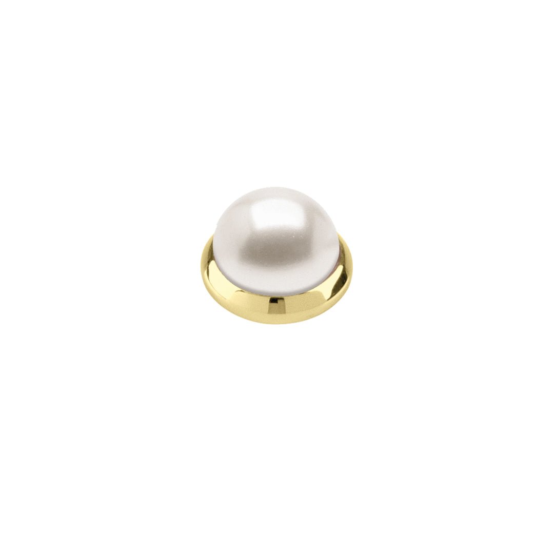 Bud Gold Interchangeable Ring Topper - Grey - Dyrberg/Kern NZ
