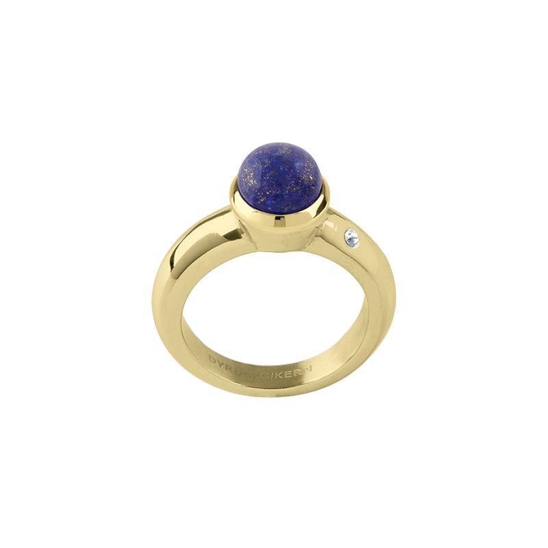 Bud Gold Interchangeable Ring Topper - Tiger Eye - Dyrberg/Kern NZ