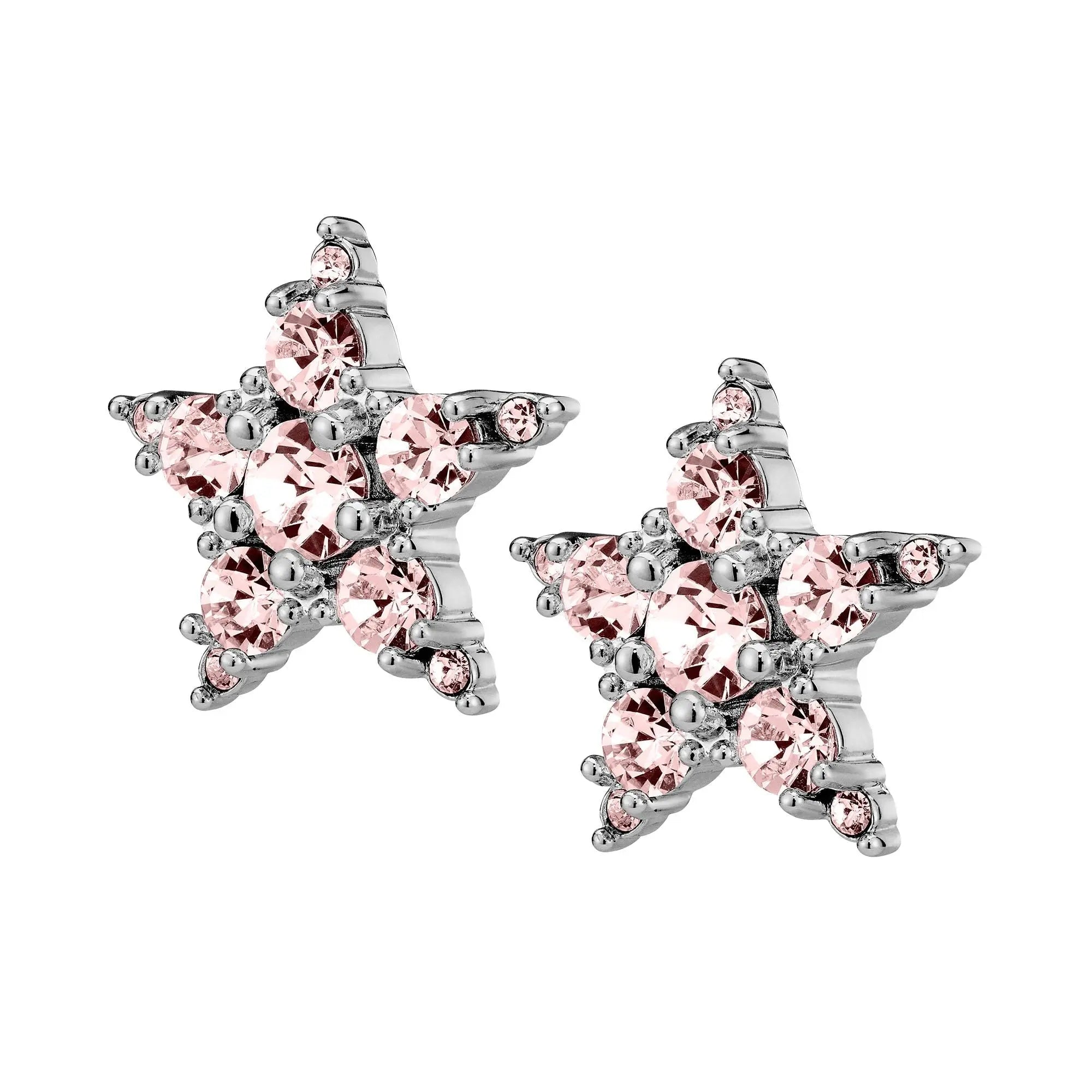 Cana Shiny Silver Earrings - Vintage Rose - Dyrberg/Kern NZ