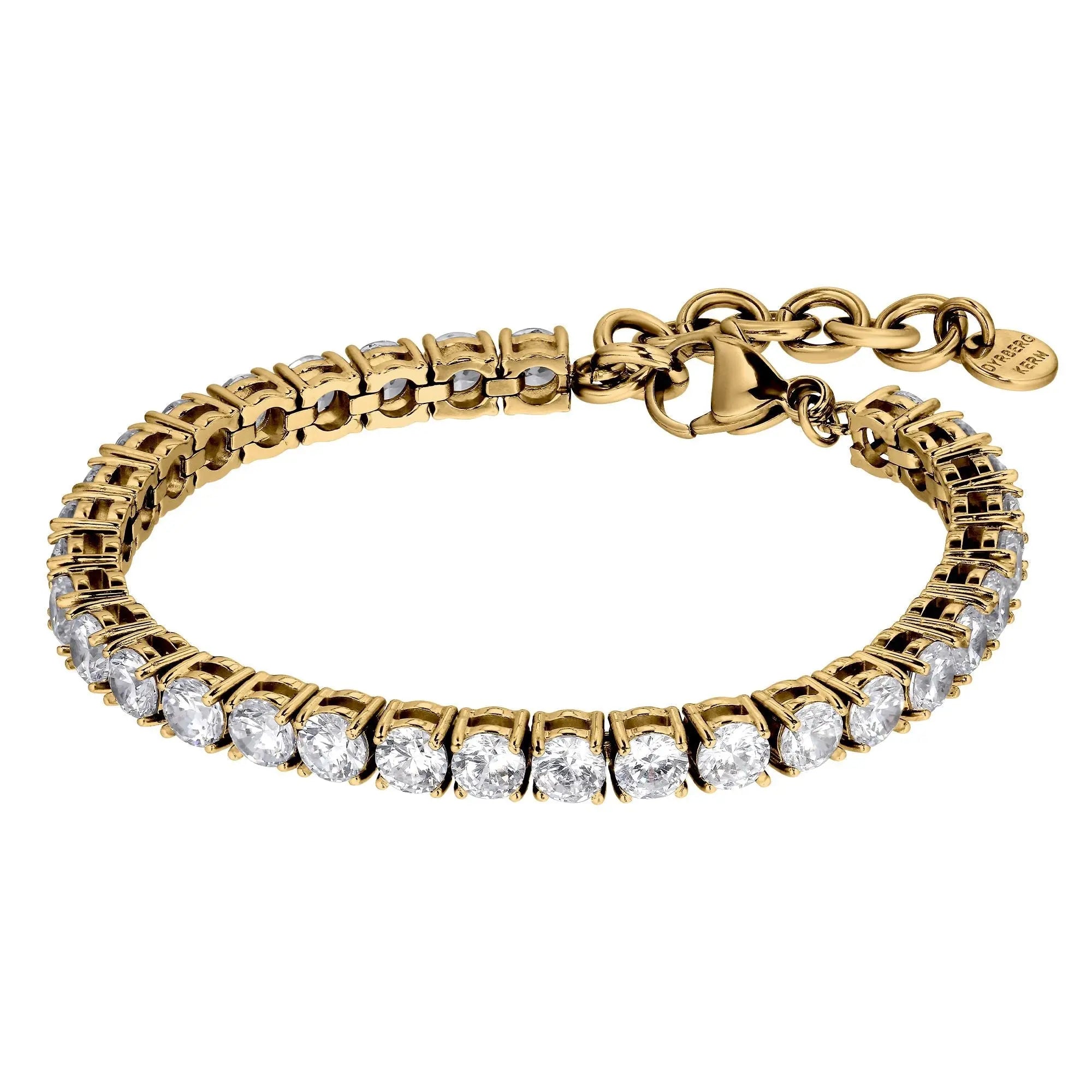 Cobra Gold Tennis Bracelet - Dyrberg/Kern NZ