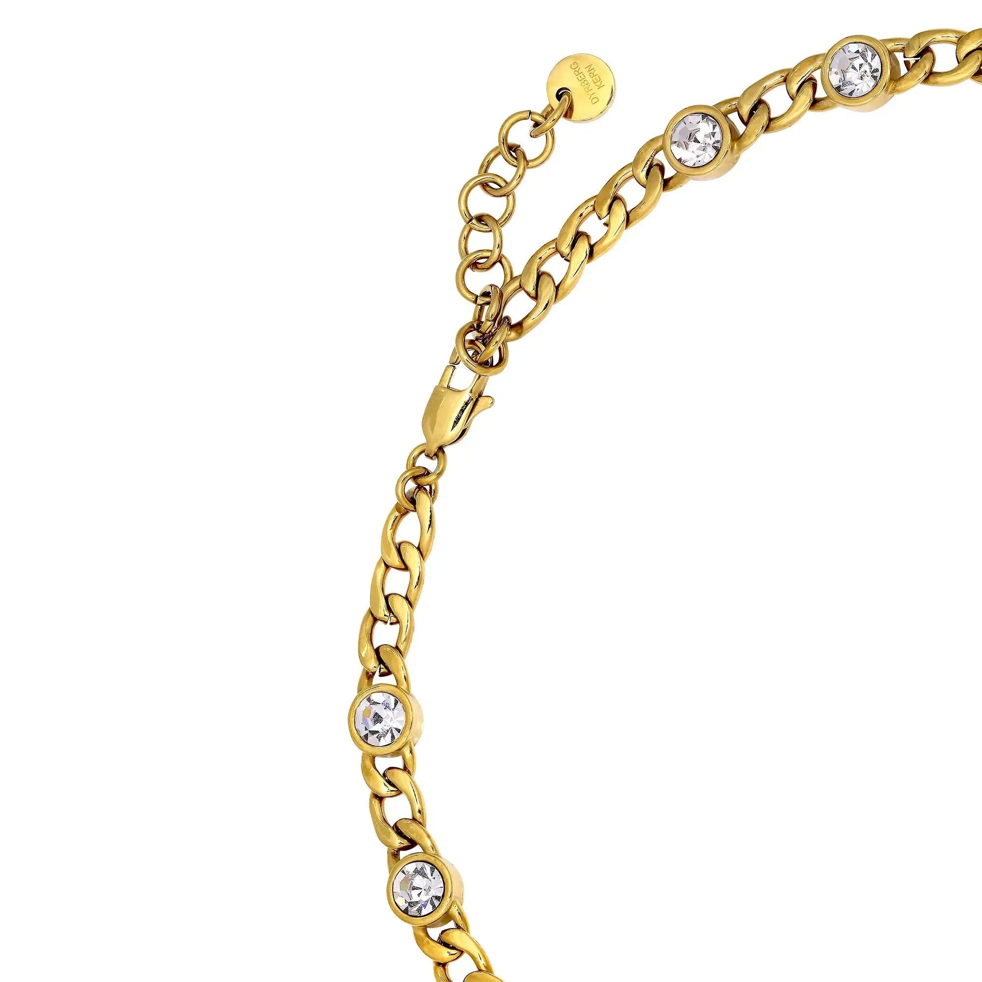 Collana Gold Necklace - Crystal - Dyrberg/Kern NZ