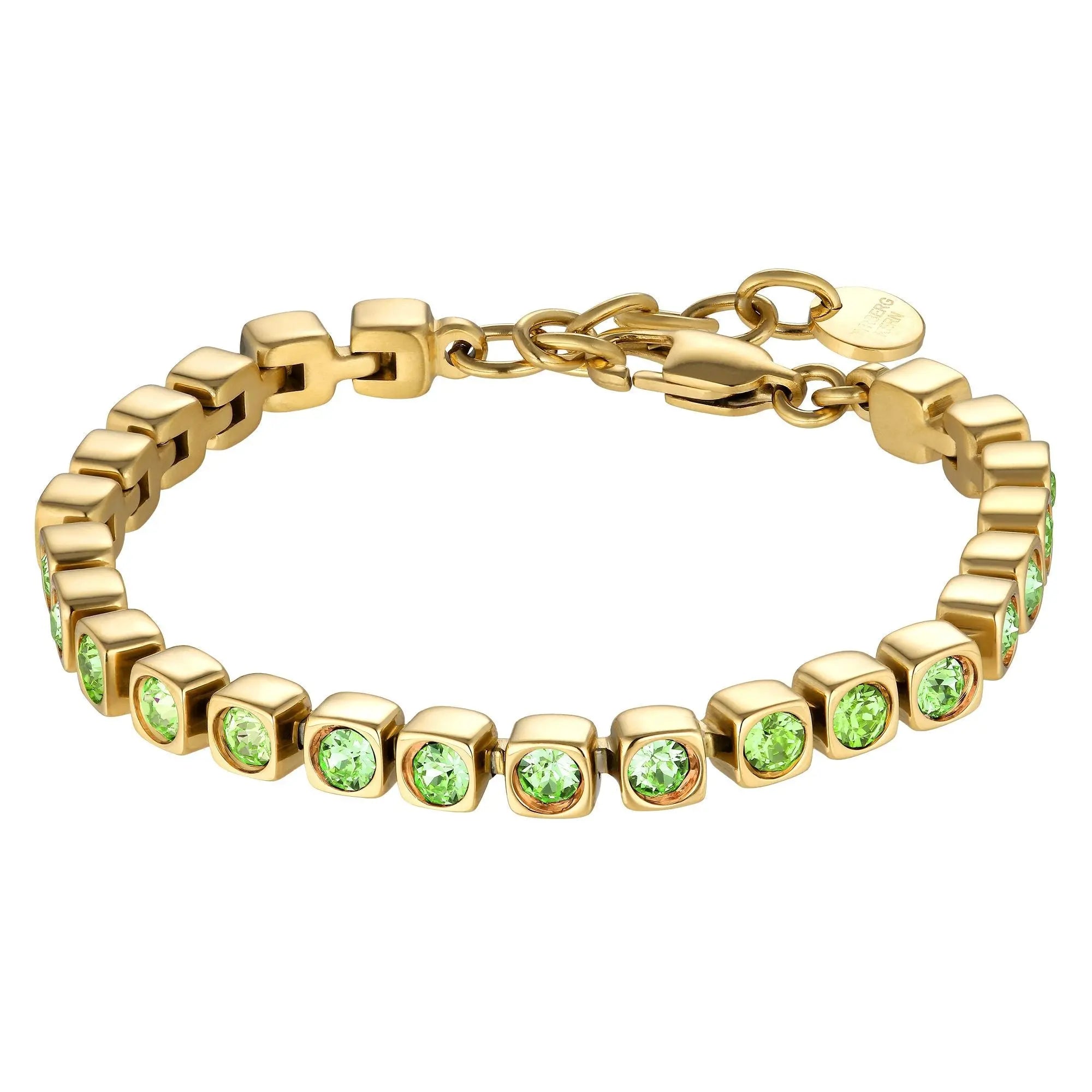 Cory Gold Bracelet - Light Green - Dyrberg/Kern NZ