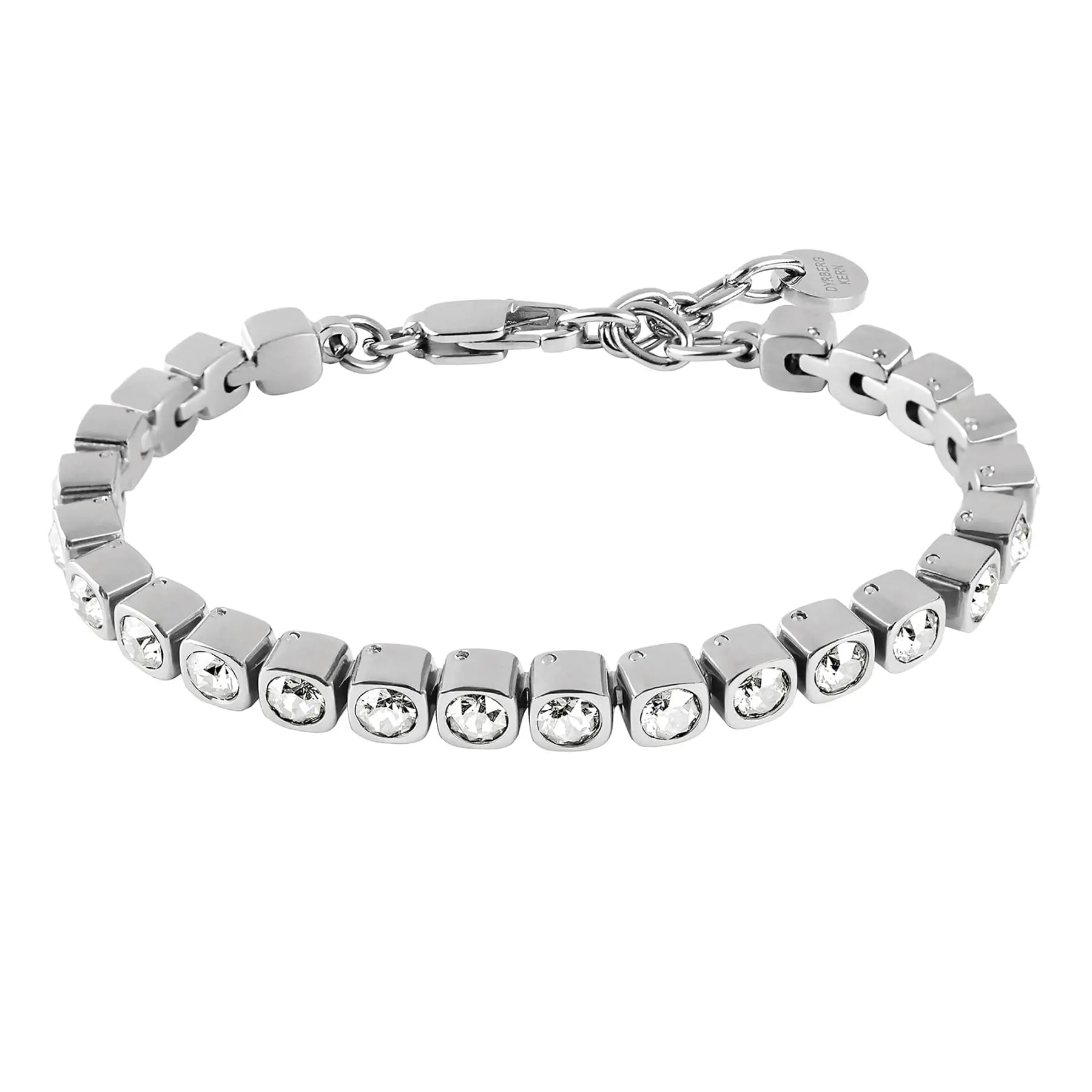 Cory Shiny Silver Tennis Bracelet - Dyrberg/Kern NZ
