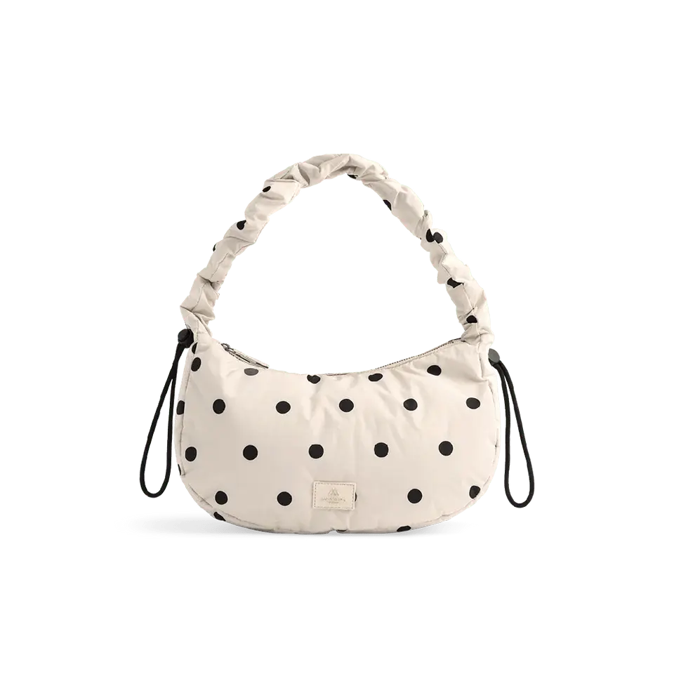 Crave Bag, Recycled, Polka Dot, Creme - Dyrberg/Kern NZ