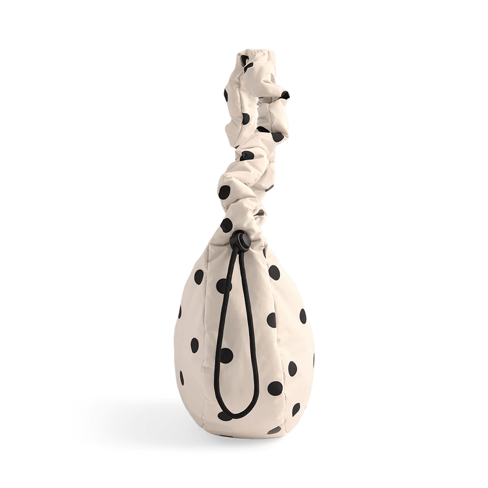 Crave Bag, Recycled, Polka Dot, Creme - Dyrberg/Kern NZ