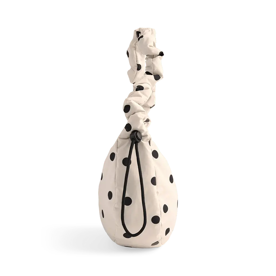 Crave Bag, Recycled, Polka Dot, Creme - Dyrberg/Kern NZ