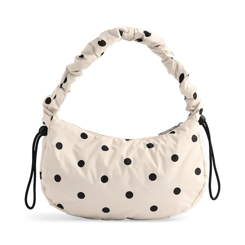 Crave Bag, Recycled, Polka Dot, Creme - Dyrberg/Kern NZ