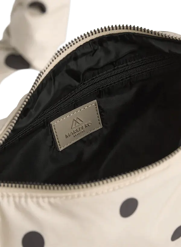 Crave Bag, Recycled, Polka Dot, Creme - Dyrberg/Kern NZ