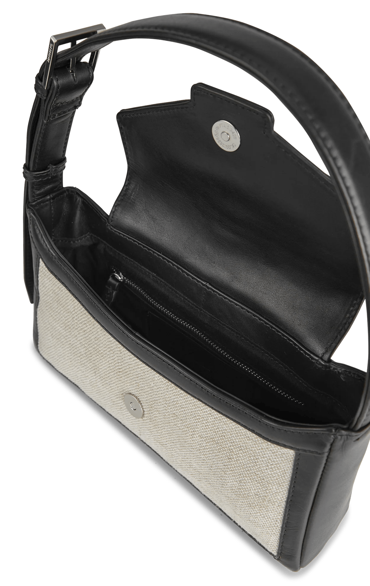 Daphne Bag, Canvas Mix, Black+Offwhite - Dyrberg/Kern NZ