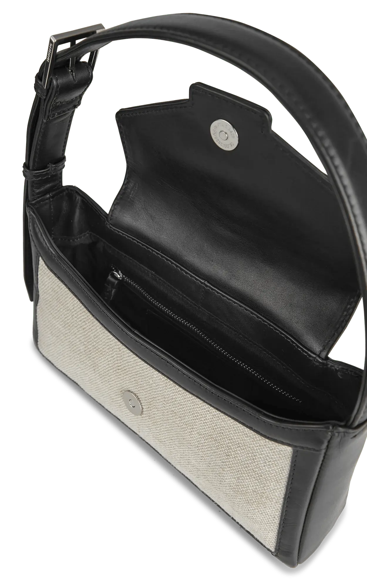 Daphne Bag, Canvas Mix, Black+Offwhite - Dyrberg/Kern NZ