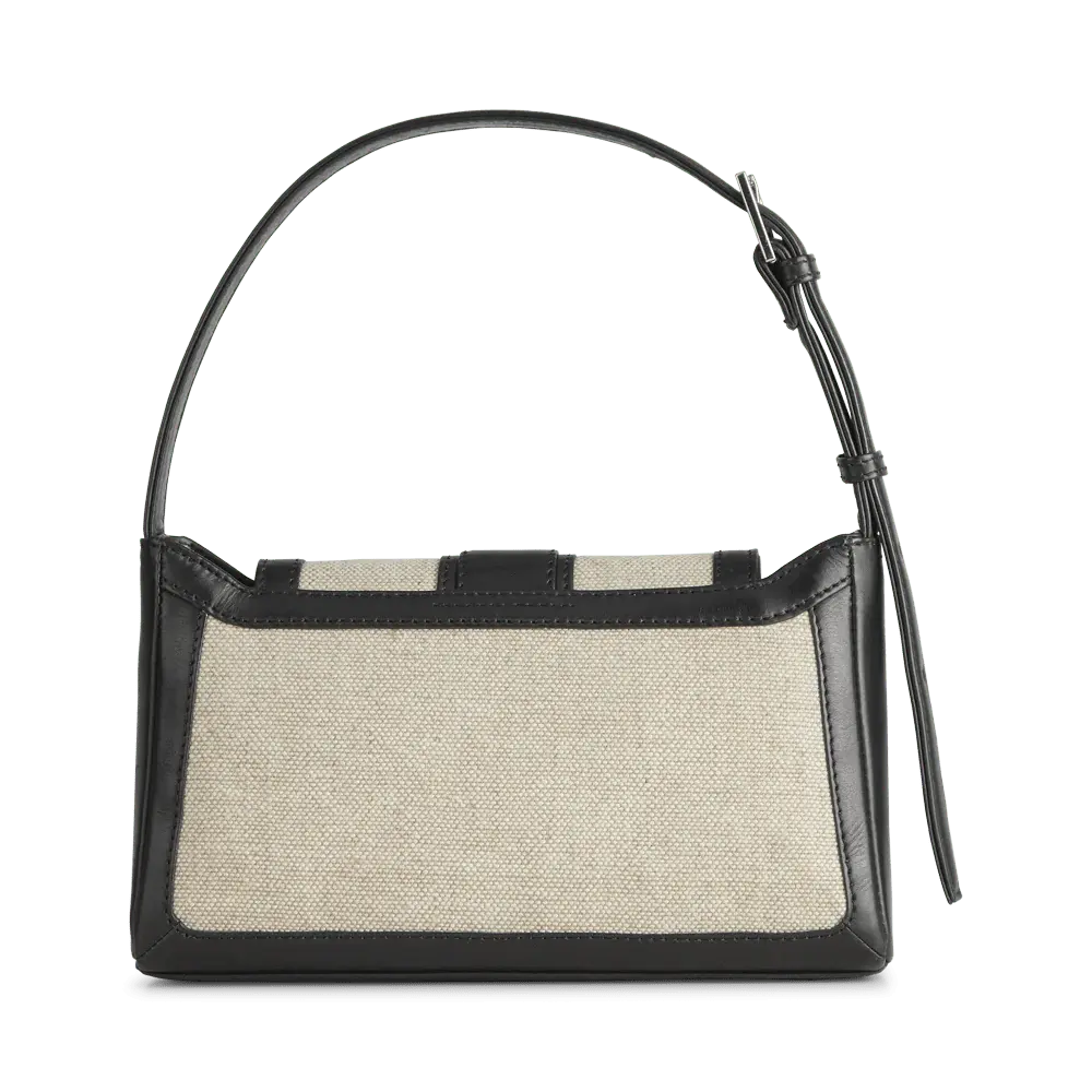 Daphne Bag, Canvas Mix, Black+Offwhite - Dyrberg/Kern NZ