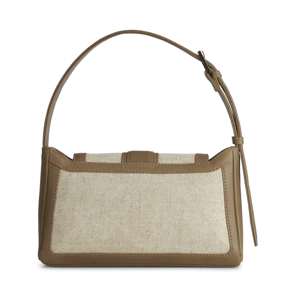 Daphne Bag, Canvas Mix, Caramel+Offwhite - Dyrberg/Kern NZ