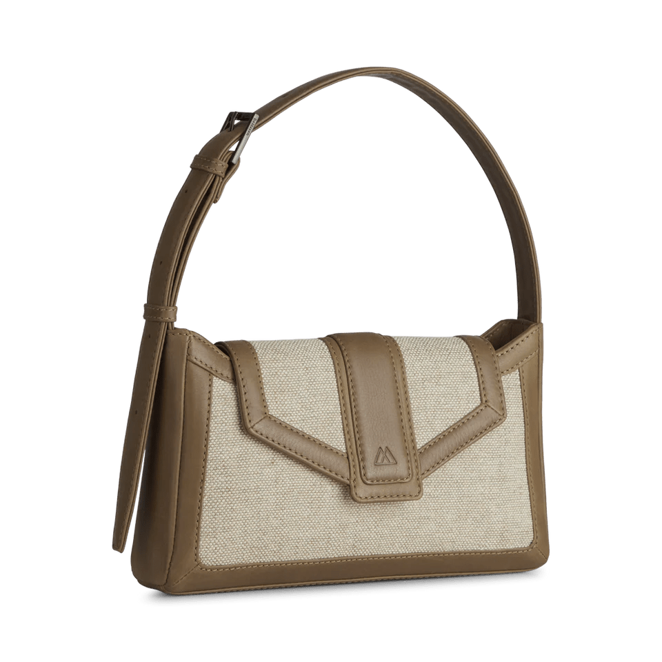Daphne Bag, Canvas Mix, Caramel+Offwhite - Dyrberg/Kern NZ