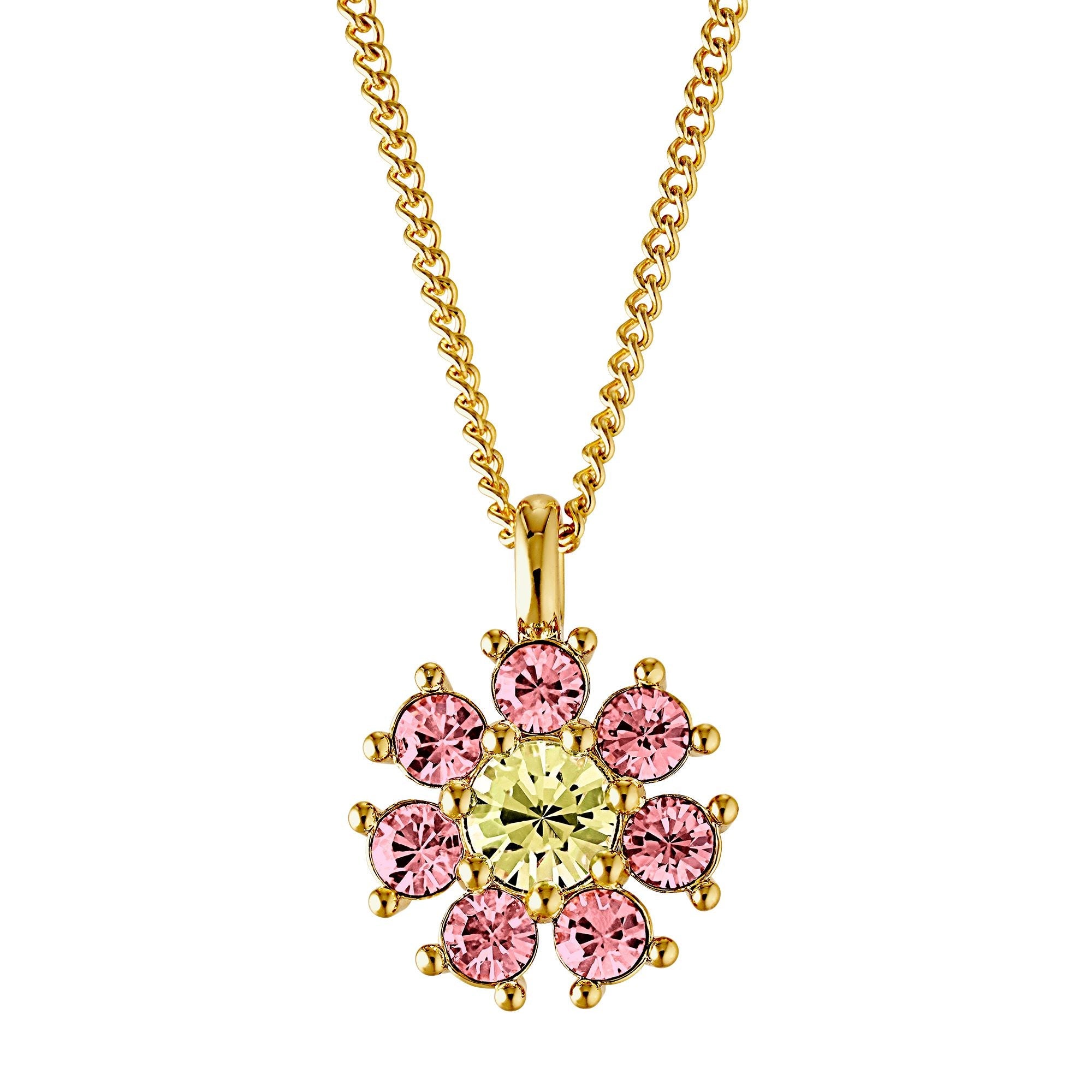 Delise Gold Necklace - Yellow / Rose - Dyrberg/Kern NZ