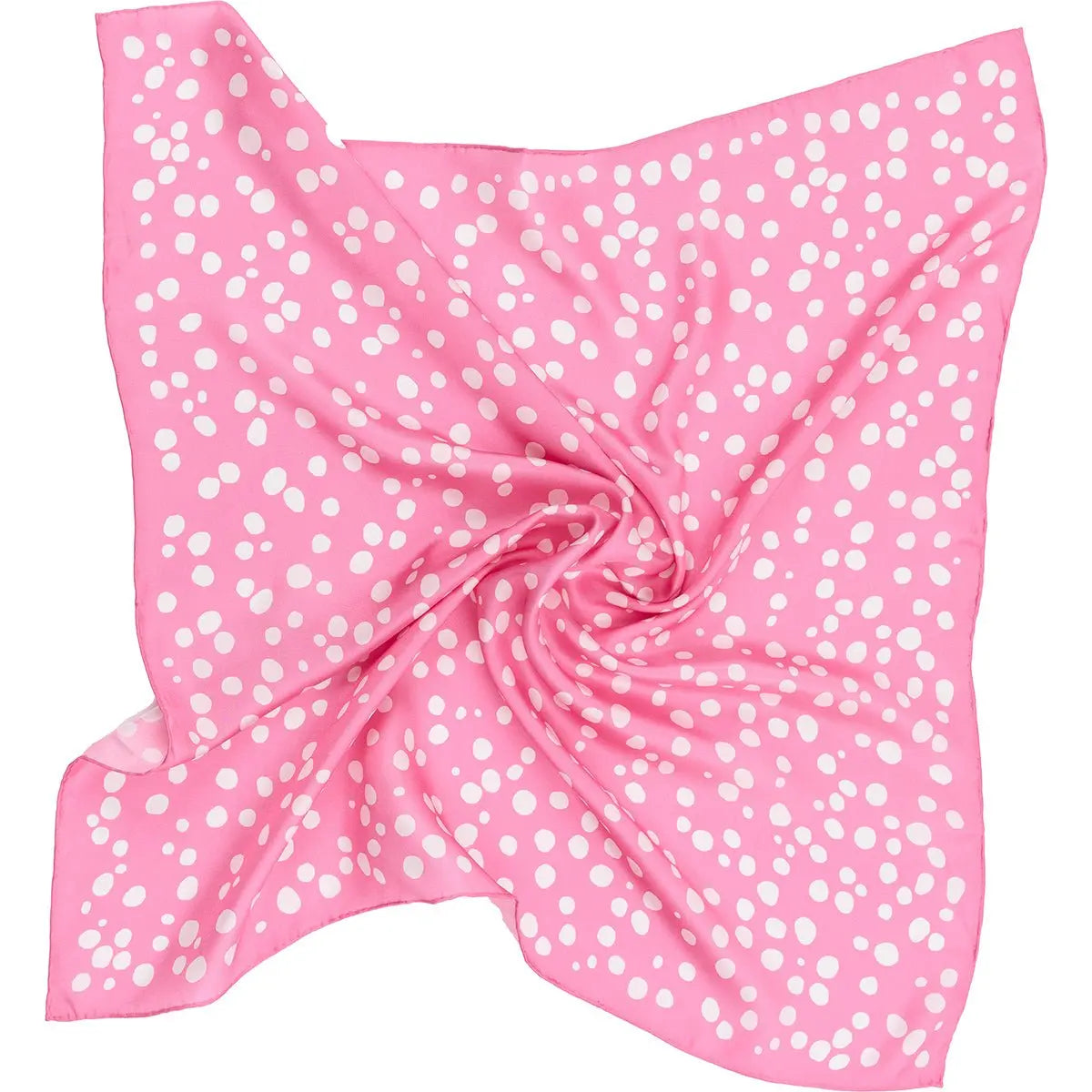 Dots Silk Scarf, Pink/White - Dyrberg/Kern NZ