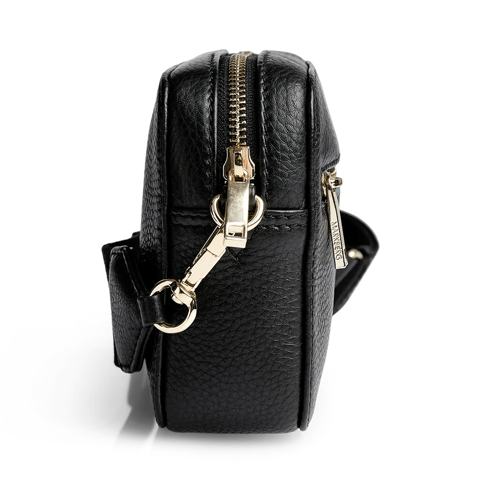 Elea Crossbody Bag, Grain, Black w/Gold - Dyrberg/Kern NZ