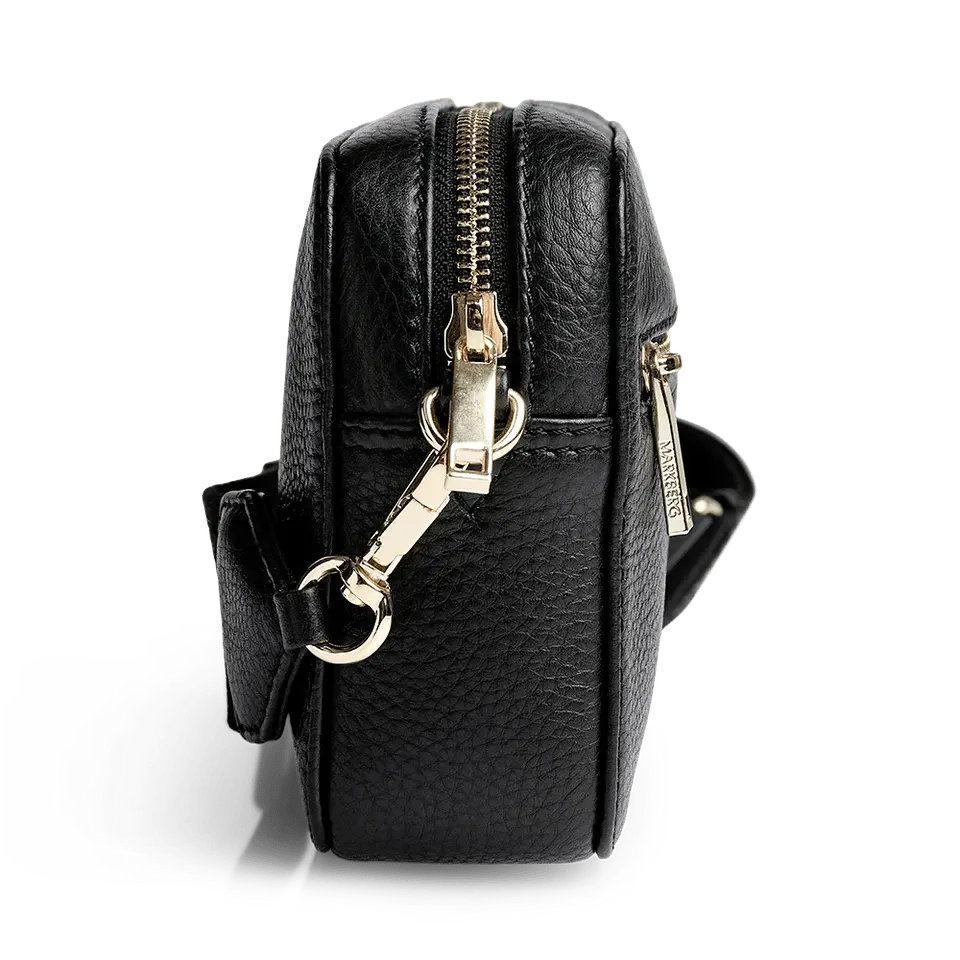Elea Crossbody Bag, Grain, Black w/Gold - Dyrberg/Kern NZ