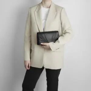 Esme Clutch, Antique, Black - Dyrberg/Kern NZ