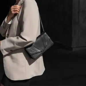Esme Clutch, Antique, Black - Dyrberg/Kern NZ