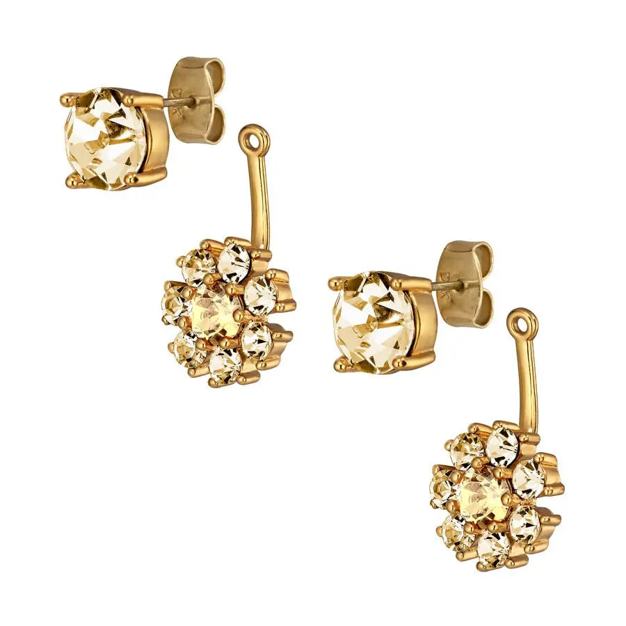 Floss Gold Earrings - Golden - Dyrberg/Kern NZ