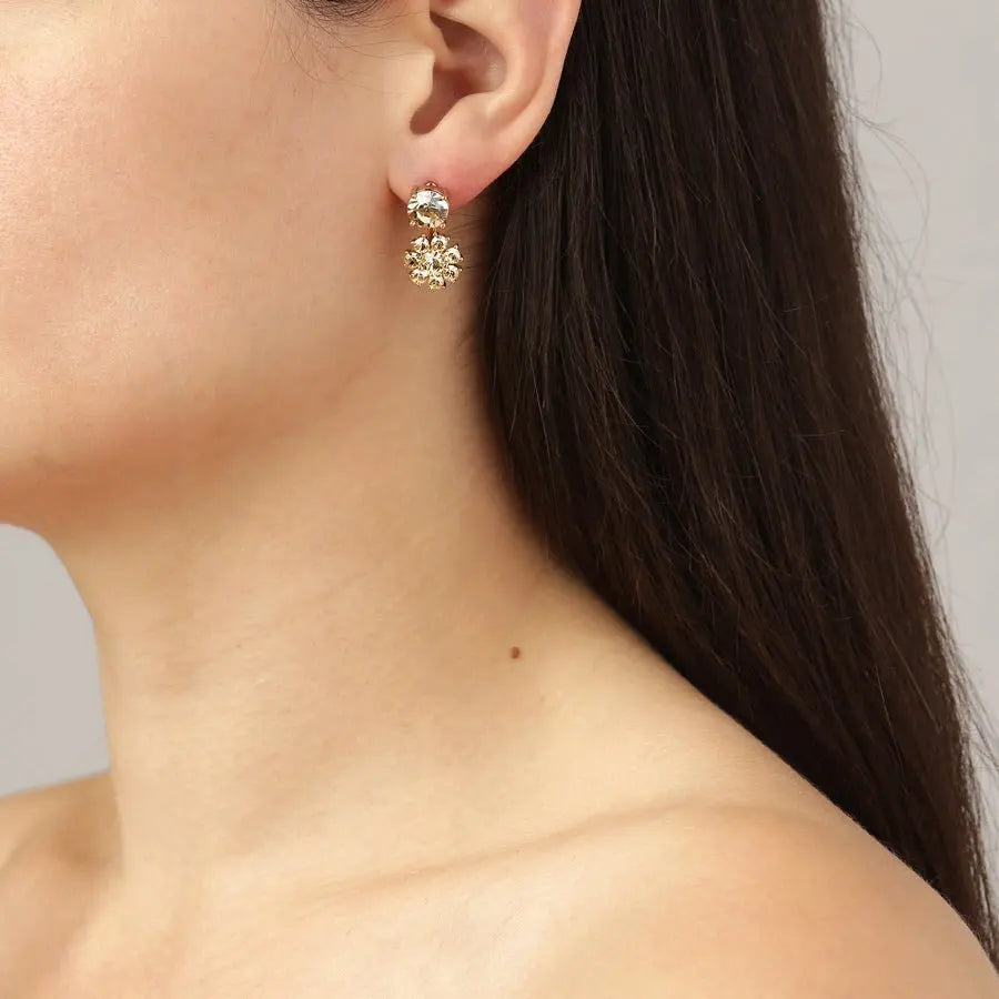 Floss Gold Earrings - Golden - Dyrberg/Kern NZ